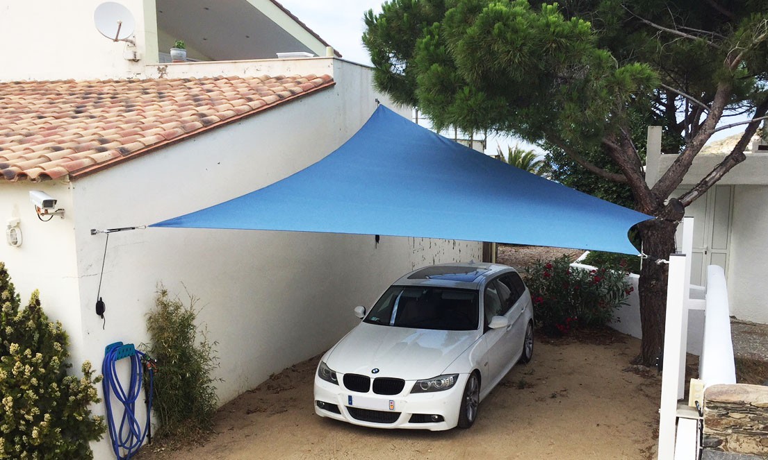 Voile d'ombrage pour voiture